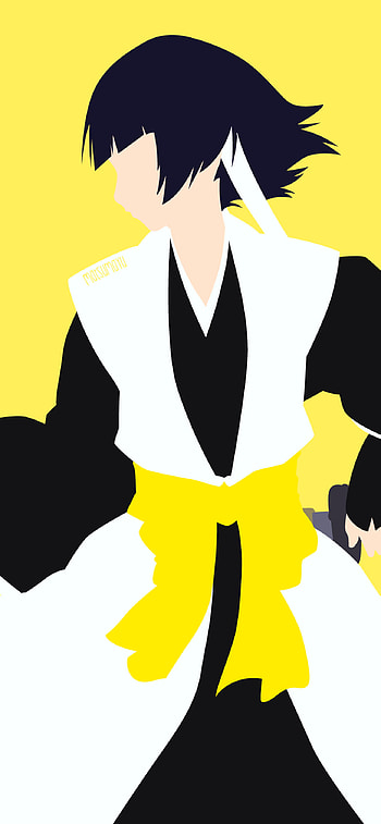 Soifon: Bleach Minimalist , Anime, Bleach HD phone wallpaper