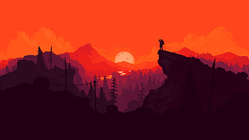 orange nature HD wallpaper