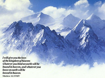 Mountains, scripture, god, jesus HD wallpaper