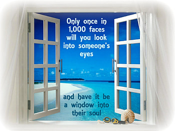 Window to the Soul, Beach, Ocean, Quote, Window HD wallpaper