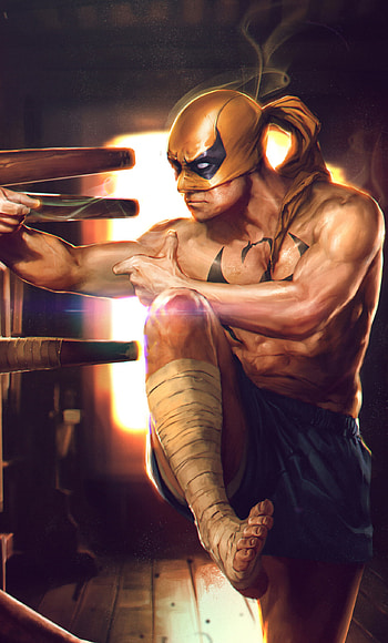 Iron Fist character HD phone wallpaper