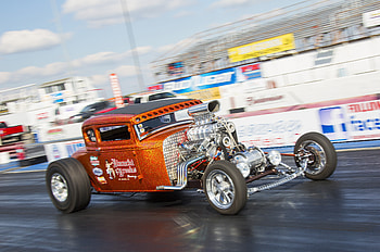 Model A Hotrod, Track, Big Motoe, Classic, Ford HD wallpaper