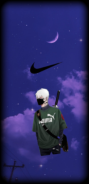Kakashi Nike Aestethic, moon HD phone wallpaper