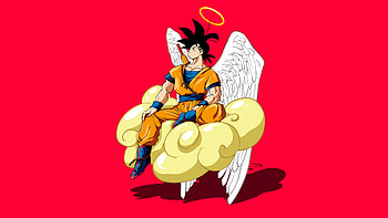 Son Goku Dragon Ball Z , goku, dragon-ball-z, anime, red, artist, artwork, digital-art HD wallpaper