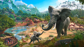 Planet Zoo: Console Edition Key Art Banner, video game, Planet Zoo HD wallpaper