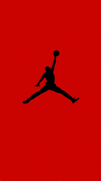 Michael Jordan, Red-themed , Powerful ry, Bold design HD phone wallpaper
