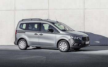 2022, Mercedes-Benz Citan, , front view, passenger Citan 2022, new silver Citan, German cars, Mercedes HD wallpaper