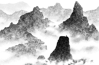 Vagabond Manga-Inspired Mountainous Landscape, manga, Anime, Vagabond (Manga) HD wallpaper