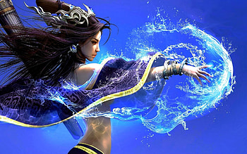 Beauty mage witch, Enchanting sorceress, Graceful spells HD wallpaper