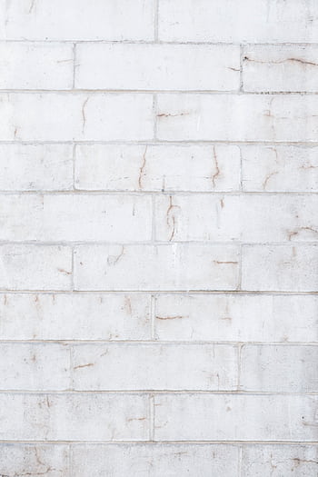 Clean and abstract white brick wall with a minimalist aesthetic, perfect for background or design use. HD phone wallpaper