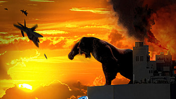 Godzilla Vs Kong Concept Artwork , godzilla-vs-kong, king-kong, movies, 2021-movies, artist, artwork, digital-art HD wallpaper