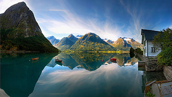 Landscape, Nature, Lakes HD wallpaper