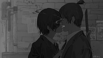 himeno x aki, Chainsaw Man HD wallpaper