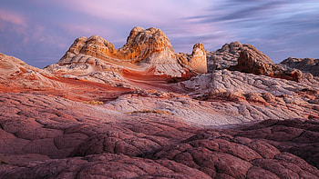 Vermilion Cliffs, Arizona, clouds, landscape, sky, rocks, usa HD wallpaper