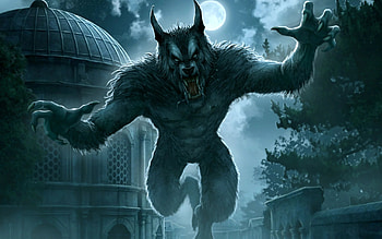 Werewolf , Atmospheric charm, Supernatural allure, Dark entities HD wallpaper