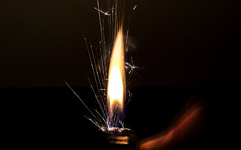 Fireworks, flame, lighter, fire HD wallpaper