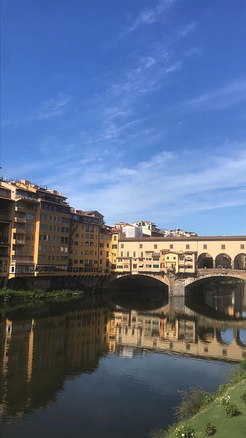 Ponte Vecchio, Florence Italy, Italian vibes, Serene river HD phone wallpaper