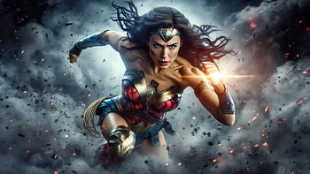 Wonder Woman Legendary Resolve, wonder-woman, superheroes, artwork, artist, digital-art, art HD wallpaper