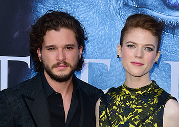 Kit Harington, Engaged, Rose Leslie, Love story HD wallpaper
