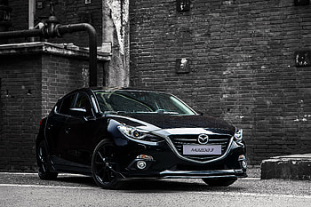 Mazda, Mazda 3, Vehicles, Black Car HD wallpaper