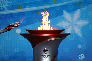 Beijing 2022, Olympic Flame HD wallpaper