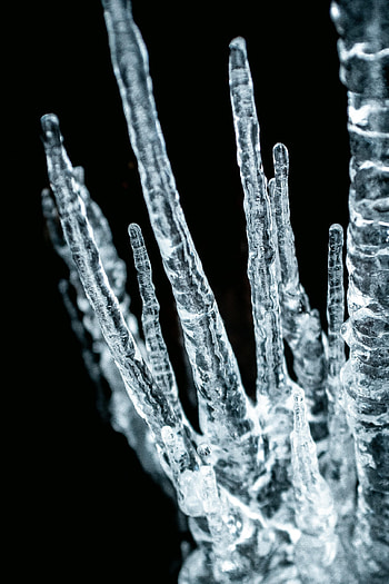 Ice, Transparent, Macro, Frozen HD phone wallpaper