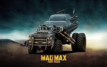 Mad Max Fury Road, Two 1959 Cadillac Coupe De Villes, mobile tablet, Epic HD wallpaper