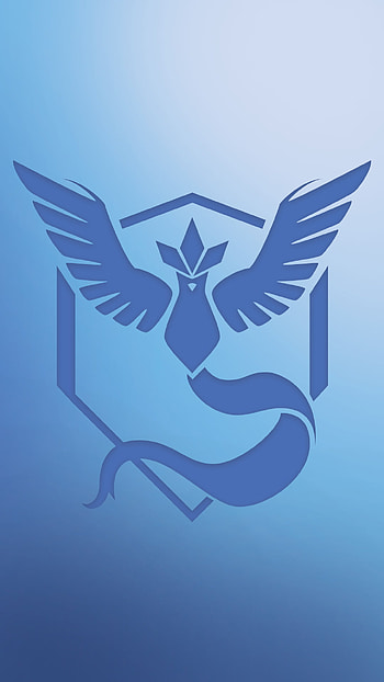 Tried my hand at a Team Mystic minimalist ! HD phone wallpaper