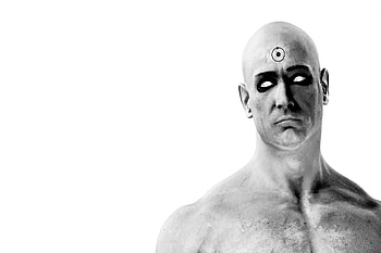 Doctor Manhattan, Vibrant , Striking visuals, Dynamic poses HD wallpaper