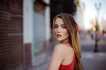 April Alley , april-alleys, model, girls, eyes HD wallpaper