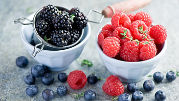 Blackberry, Berry forest, Fresh berries, Vibrant colors HD wallpaper
