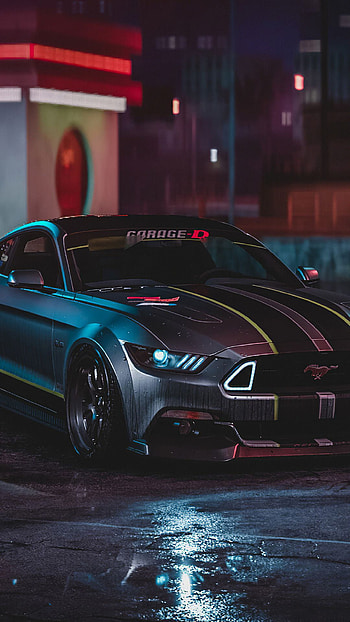 Ford Mustang Gt Neon Harmony Mobile (, Android, Samsung, Pixel, Xiaomi). Ford mustang , Ford mustang gt, Ford mustang HD phone wallpaper