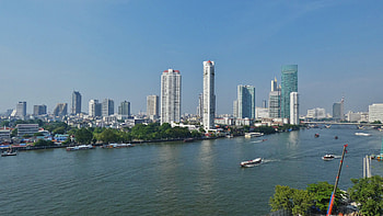 Bangkok Skyline, Next stop, B A N G K O K, Fernweh HD wallpaper