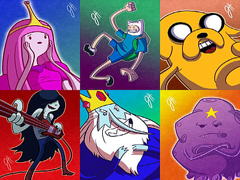 Flip, What the ZIP!?, lsp, ice king, princess bubblegum, jake, finn, lumpy space princess HD wallpaper