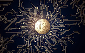Cryptocurrency, Finance concepts, Electronic money, Gold coin HD wallpaper