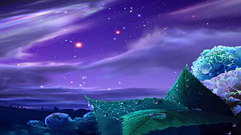 purple mist, mist, purple, fantasy, 3d HD wallpaper