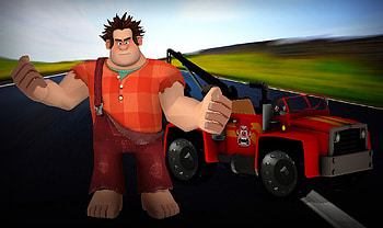 Wreck It Ralph, Movie, Car HD wallpaper