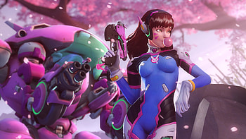Dva Overwatch , overwatch, games, xbox-games, ps-games, pc-games, deviantart HD wallpaper