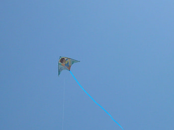 flying high, wind kite sky HD wallpaper