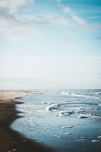 Nature, Water, Sea, Waves, Beach, Sand HD phone wallpaper