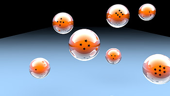 Preview dragon ball z, dragon ball, balls, 3d, stars HD wallpaper