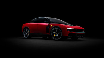Ferrari Luce — Midnight Red Supercar, Vehicle, Sports Car, Coupé, Red Car HD wallpaper