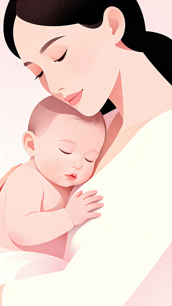 Cradled in Love | Mama's Night Lullaby | Tender Embrace, baby HD phone wallpaper