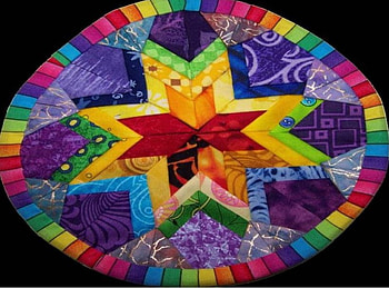 Rainbow Star, star, rainbow, on black, art HD wallpaper