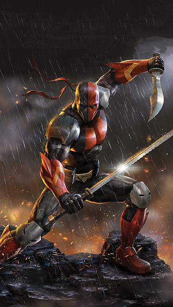 Deathstroke, Knights and Dragons, Sony Xperia XZ HD phone wallpaper