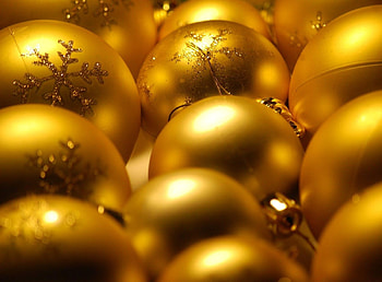 Holidays, Gold, Shine, Brilliance, Christmas Decorations, Christmas Tree Toys, Balls HD wallpaper
