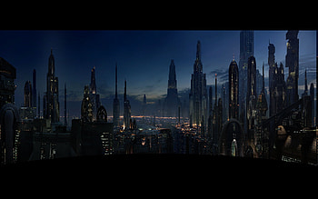 ... star wars city cityscape and mobile ... HD wallpaper