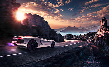 Lamborghini Artwork, lamborghini, cars, artwork, blur HD wallpaper