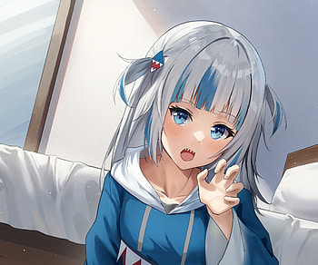 Gawr Gura, hololive, Gawr Gura, Anime, Virtual Youtuber HD wallpaper