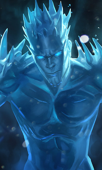 Close-up, Iceman (Marvel) HD phone wallpaper